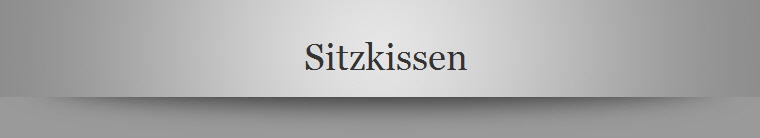 Sitzkissen